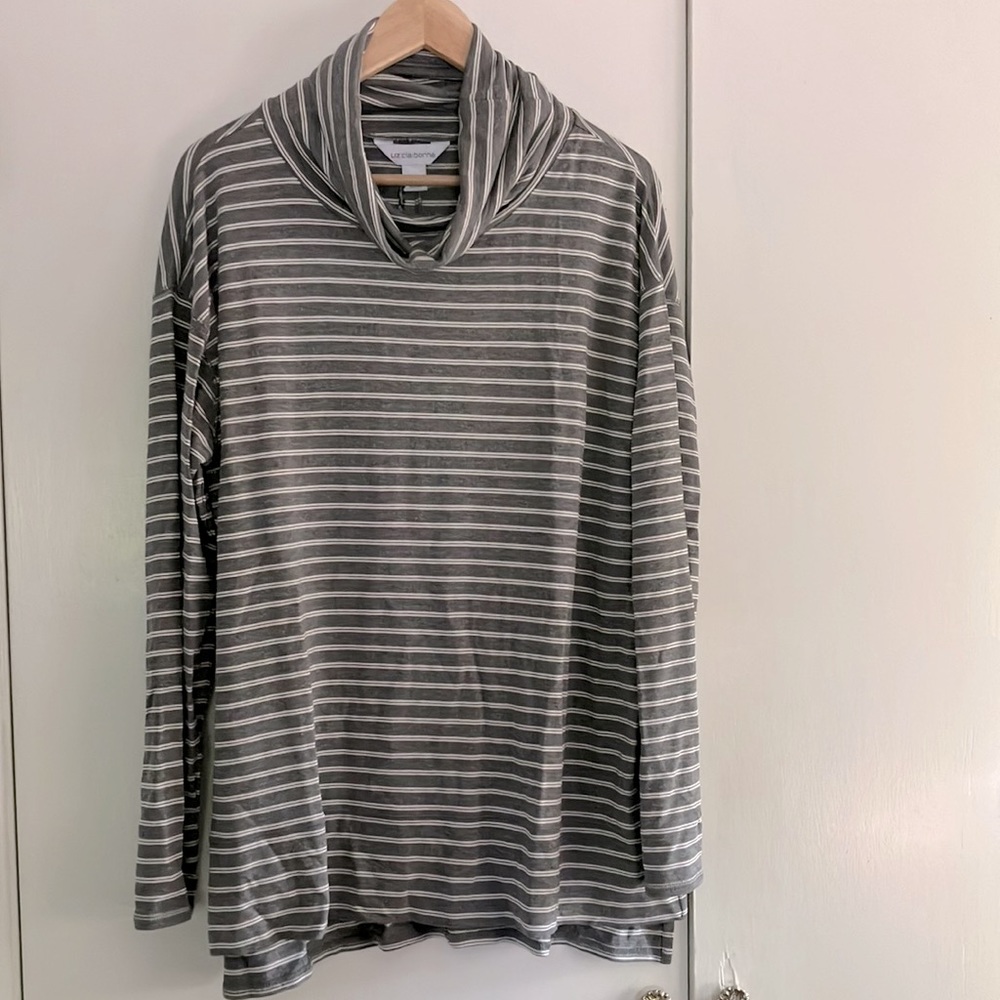 Liz Claiborne Mock Cowl Tunic NWT (XL)